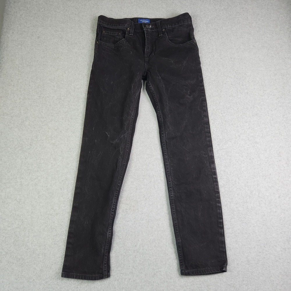 Arizona Jeans Mens 29x29 Black Denim Stretch Y2K Streetwear Grunge Flex Skinny